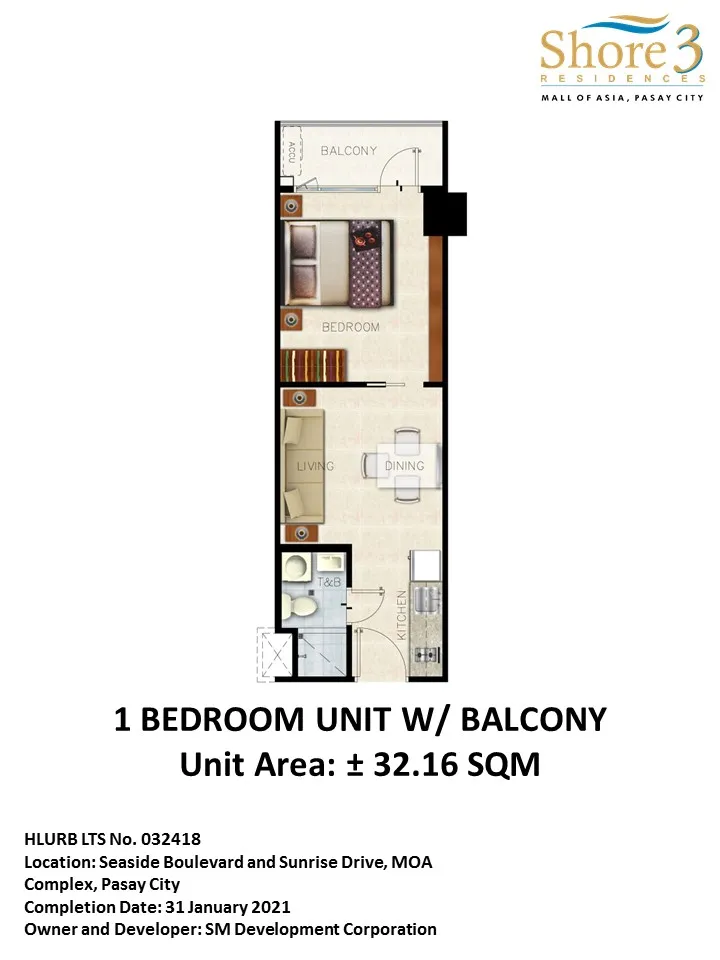 https://manilacondohub-smdc.com/images/properties/shore-3/unit-layouts/03 - SHORE 3 - 1BR unit with balcony (+32.16).webp